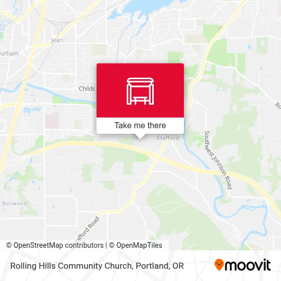 Rolling Hills Community Church map