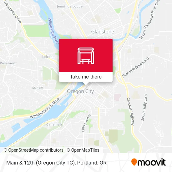 Main & 12th (Oregon City TC) map