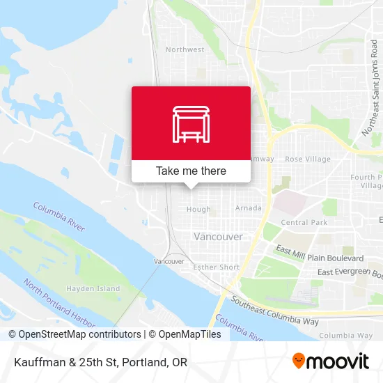 Kauffman & 25th St map