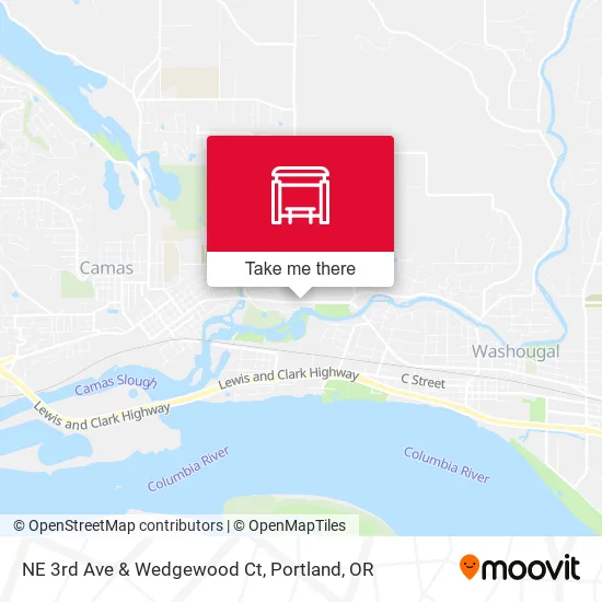 NE 3rd Ave & Wedgewood Ct map