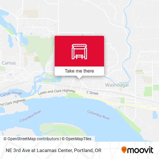 Mapa de NE 3rd Ave at Lacamas Center