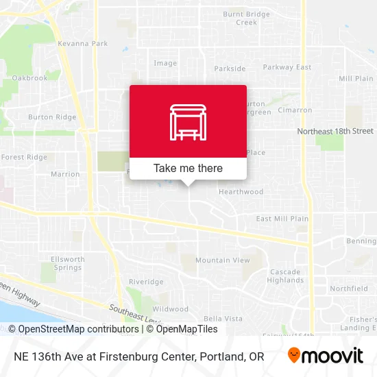 NE 136th Ave at Firstenburg Center map