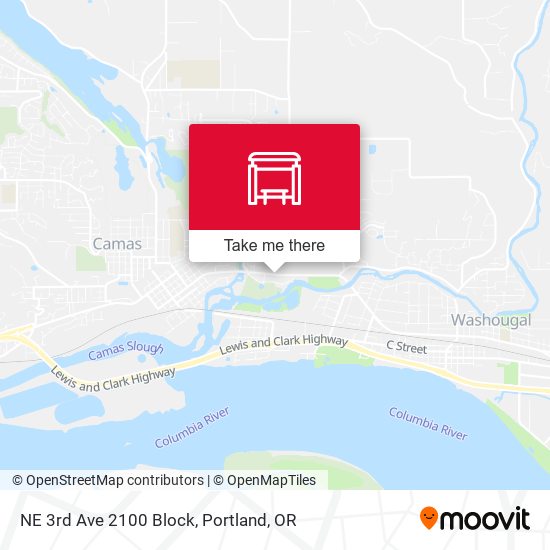 Mapa de NE 3rd Ave 2100 Block