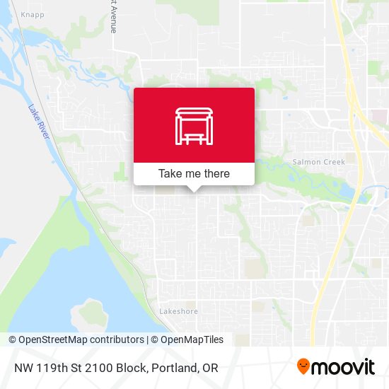 NW 119th St 2100 Block map