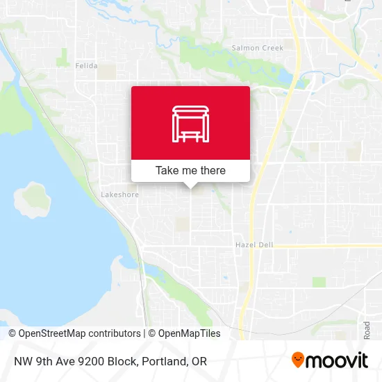 NW 9th Ave 9200 Block map