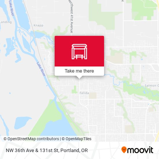 NW 36th Ave & 131st St map