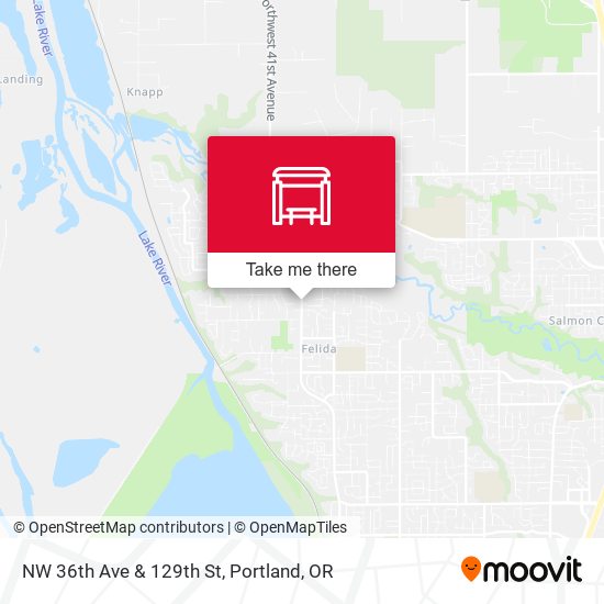 NW 36th Ave & 129th St map