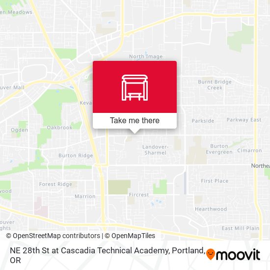 NE 28th St at Cascadia Technical Academy map