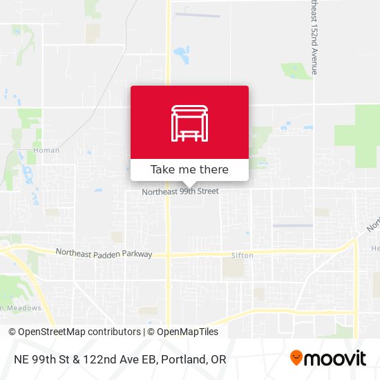 NE 99th St & 122nd Ave EB map