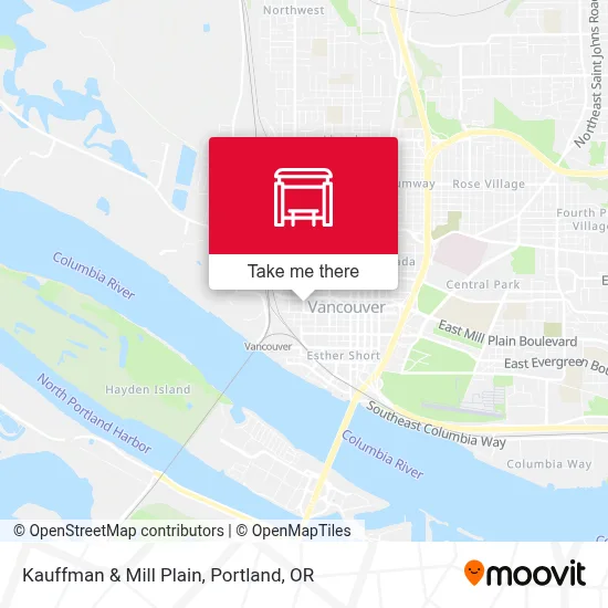 Kauffman & Mill Plain map