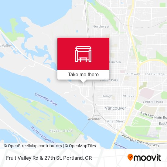 Fruit Valley Rd & 27th St map