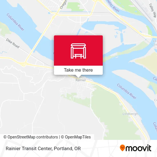 Rainier Transit Center map