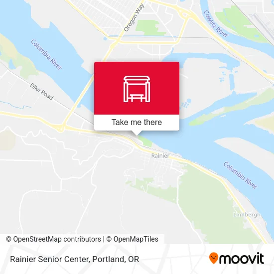 Rainier Senior Center map