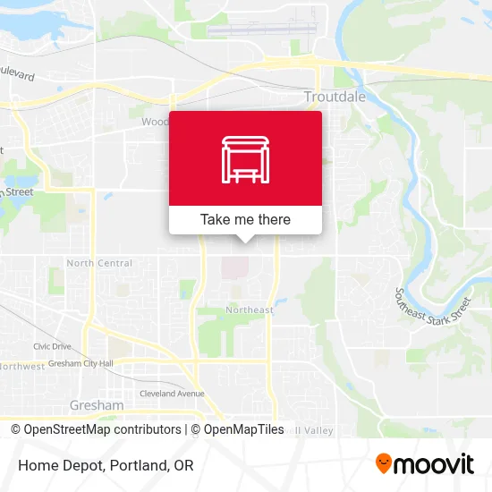 Home Depot map