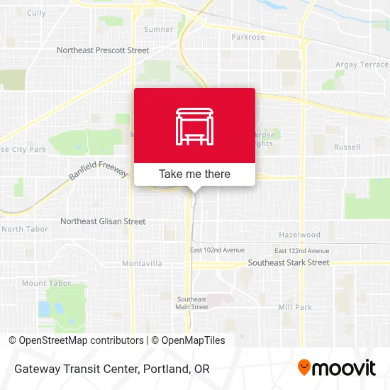 Gateway Transit Center map