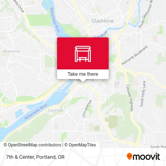 7th & Center map