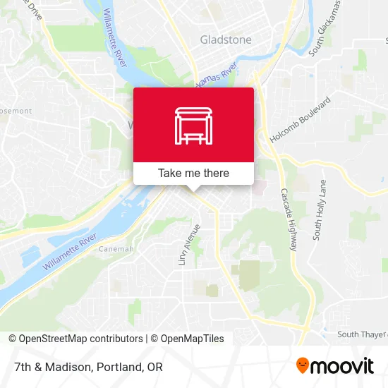 7th & Madison map