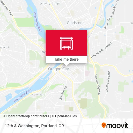 12th & Washington map