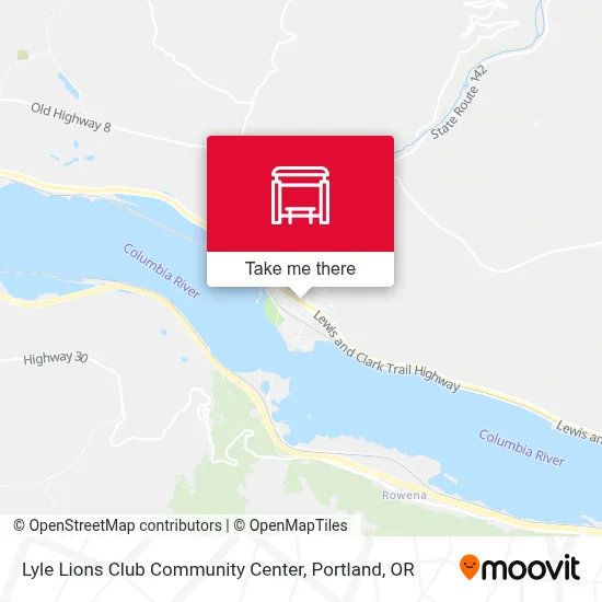 Lyle Lions Club Community Center map