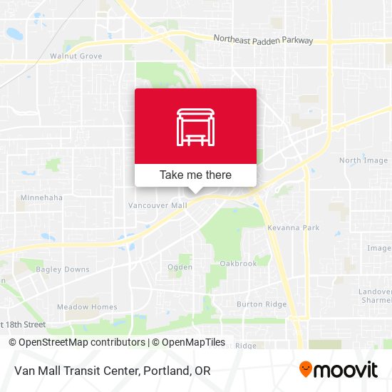 Mapa de Van Mall Transit Center