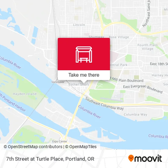 7th Street at Turtle Place map