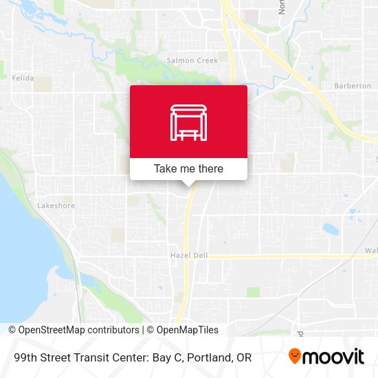99th Street Transit Center: Bay C map