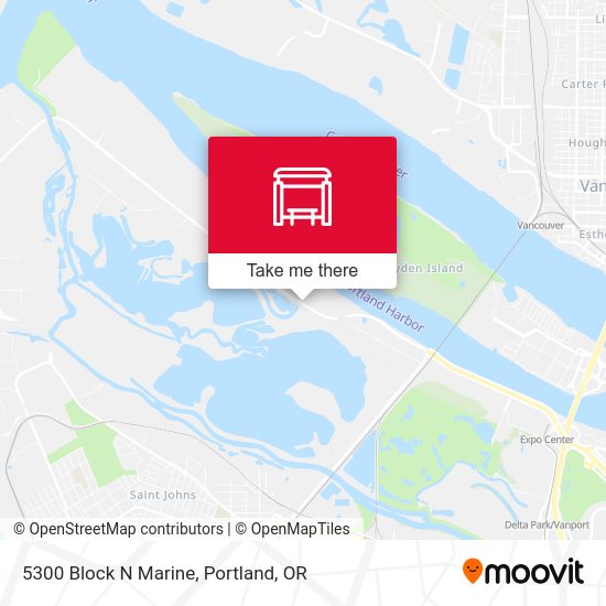 5300 Block N Marine map