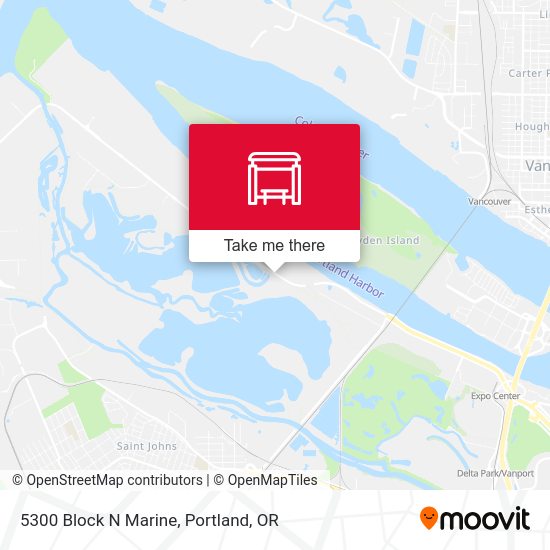5300 Block N Marine map