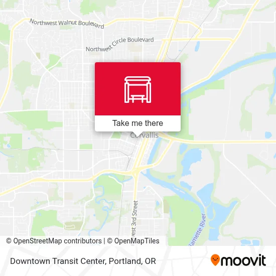 Downtown Transit Center map