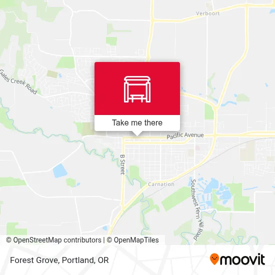 Forest Grove map