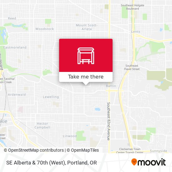 SE Alberta & 70th (West) map