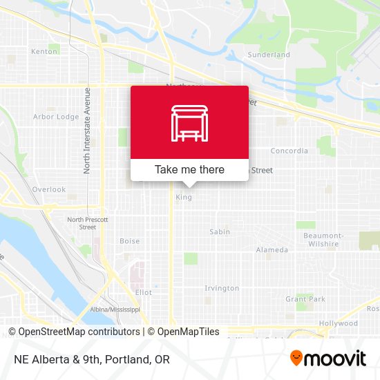 Mapa de NE Alberta & 9th