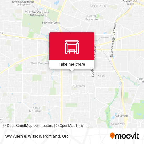 SW Allen & Wilson map