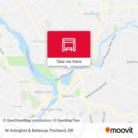 Mapa de W Arlington & Bellevue