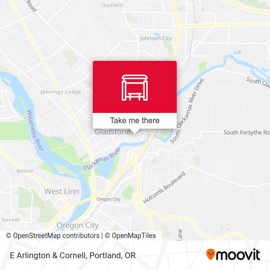 Mapa de E Arlington & Cornell