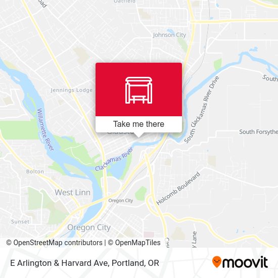 Mapa de E Arlington & Harvard Ave