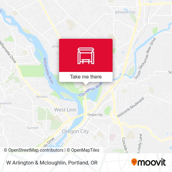 W Arlington & Mcloughlin map