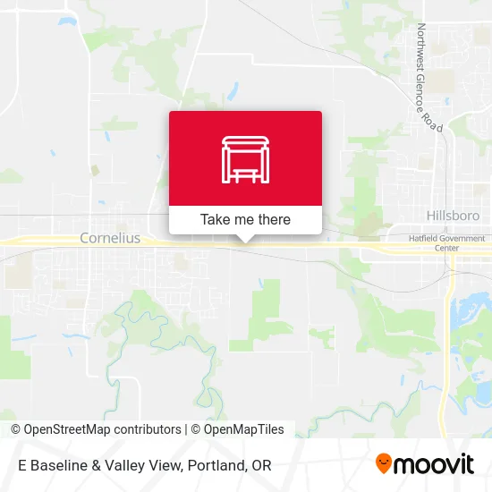 E Baseline & Valley View map
