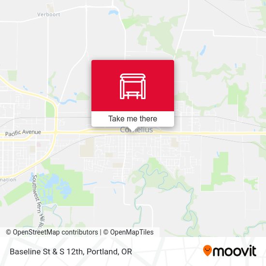 Mapa de Baseline St & S 12th