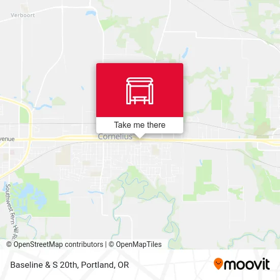 Baseline & S 20th map