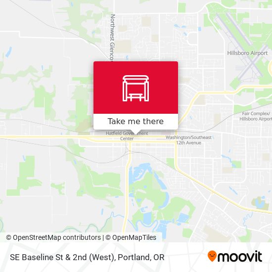 Mapa de SE Baseline St & 2nd (West)