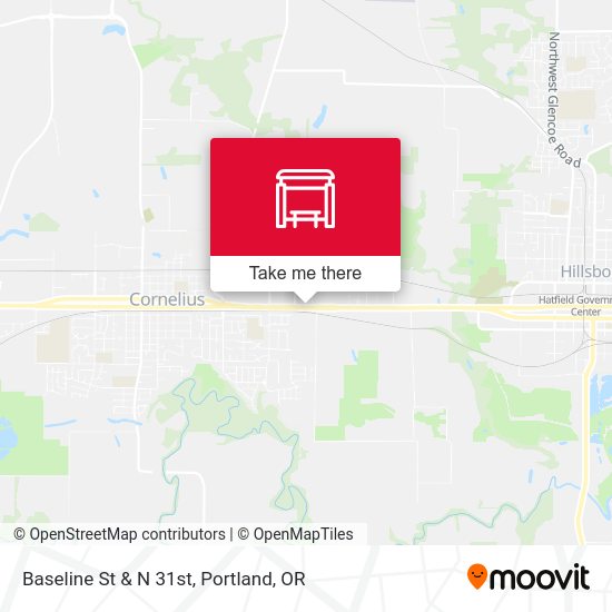 Mapa de Baseline St & N 31st