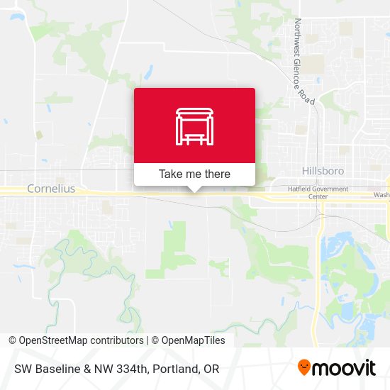 Mapa de SW Baseline & NW 334th
