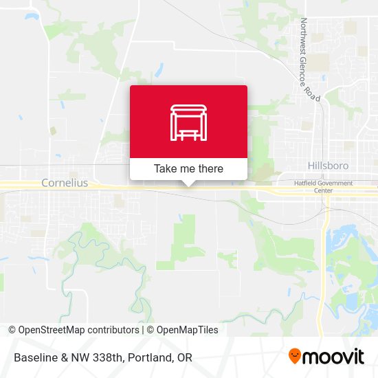 Baseline & NW 338th map