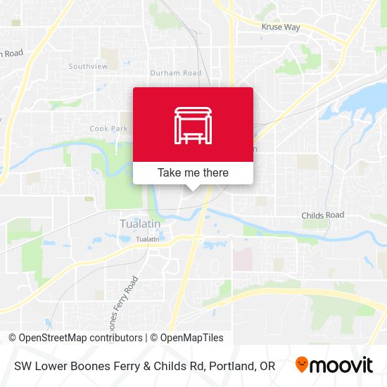 Mapa de SW Lower Boones Ferry & Childs Rd