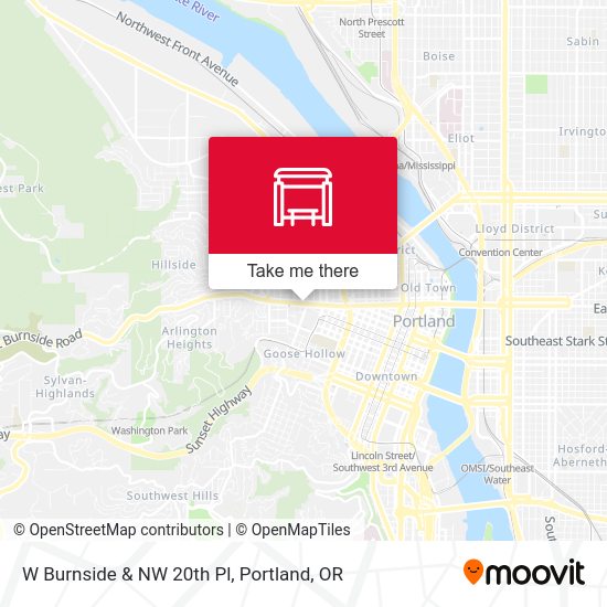 Mapa de W Burnside & NW 20th Pl