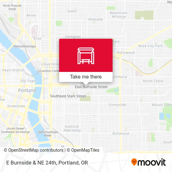 Mapa de E Burnside & NE 24th