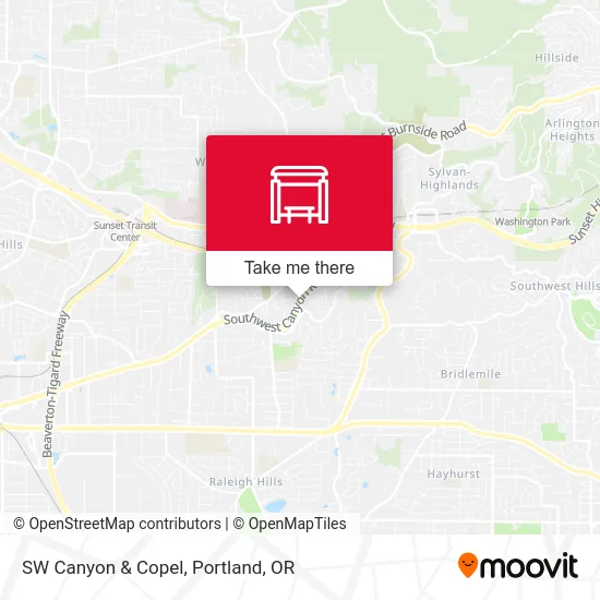 SW Canyon & Copel map
