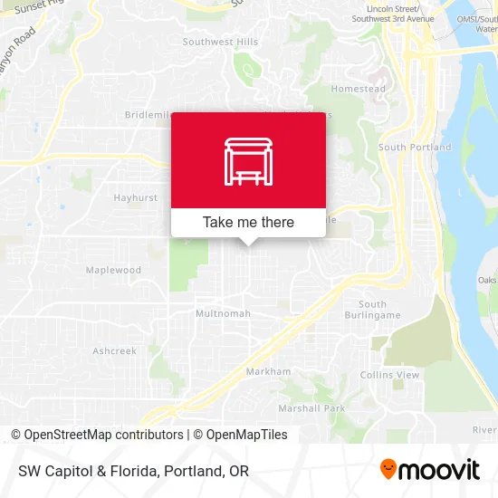 SW Capitol & Florida map