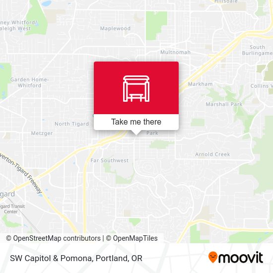 Mapa de SW Capitol & Pomona